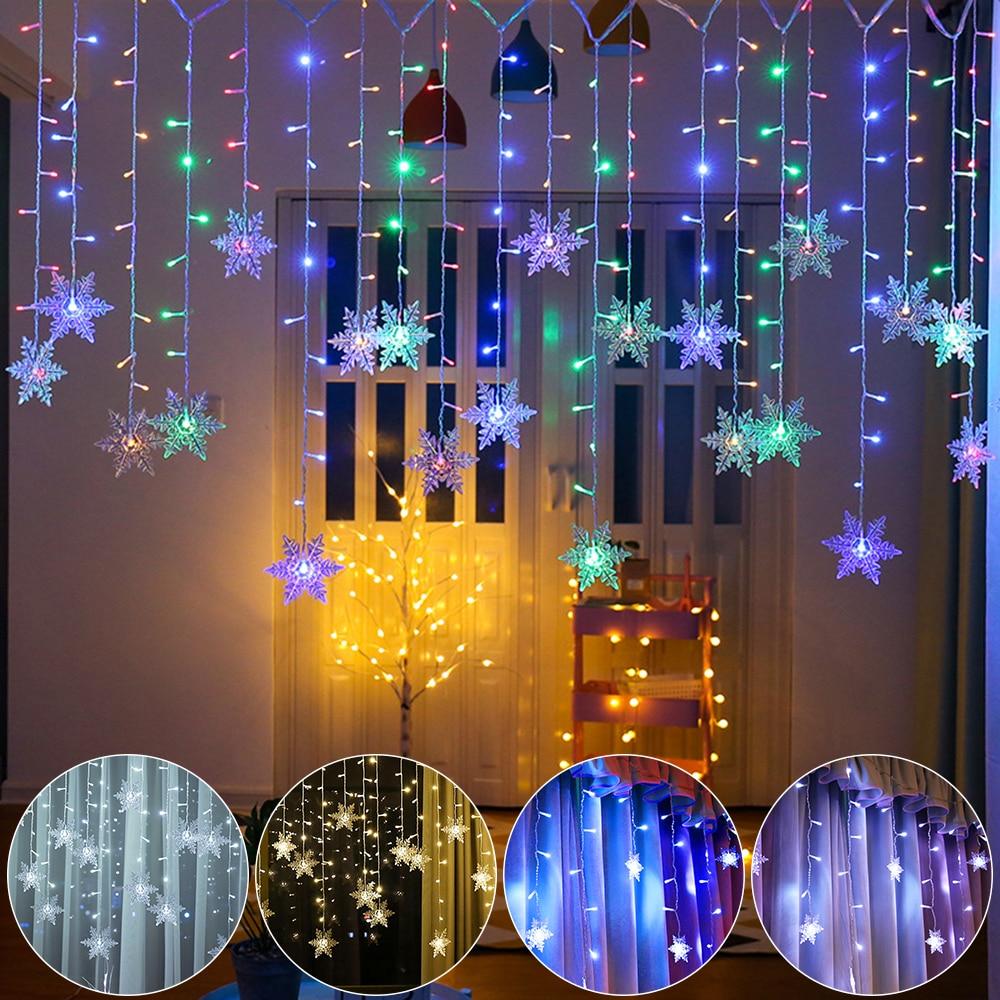 Schneeflocken Hängende LED-Lichter